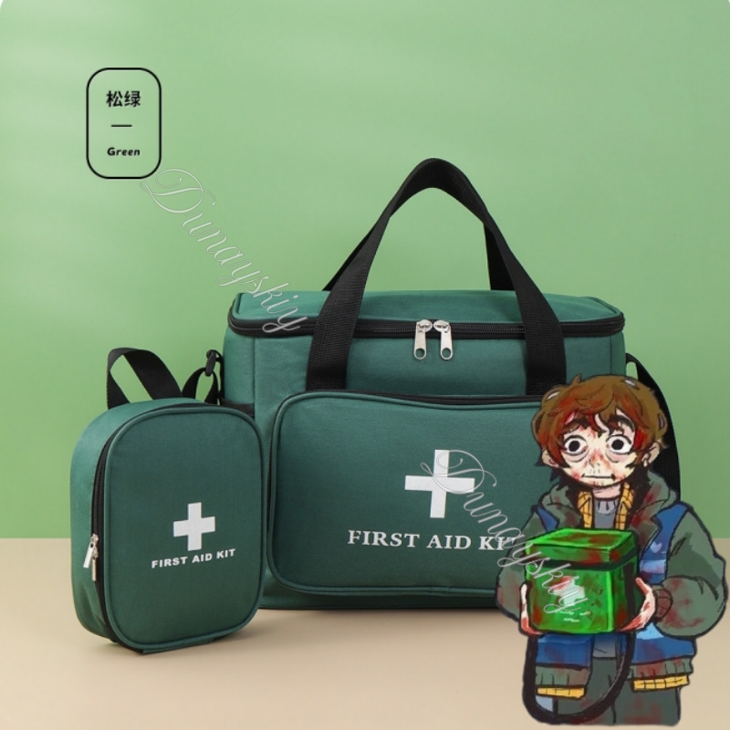 First Aid Bag Kit - Sac de premiers secours vert, sac