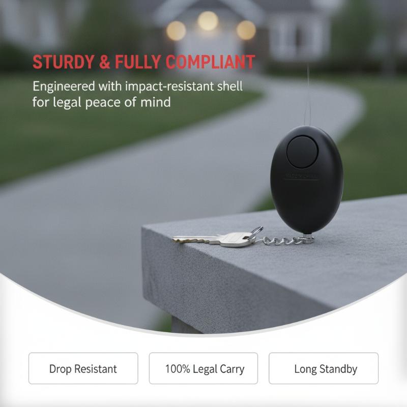 1 pièce, alarme de sécurité pe - Personal Alarm Keychain avis et prix
