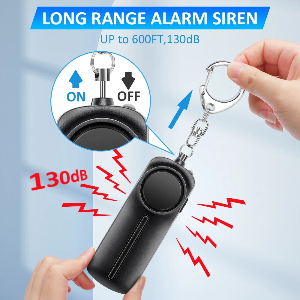 Alarme d'auto-défense 130db, U - Personal Alarm Keychain avis et prix