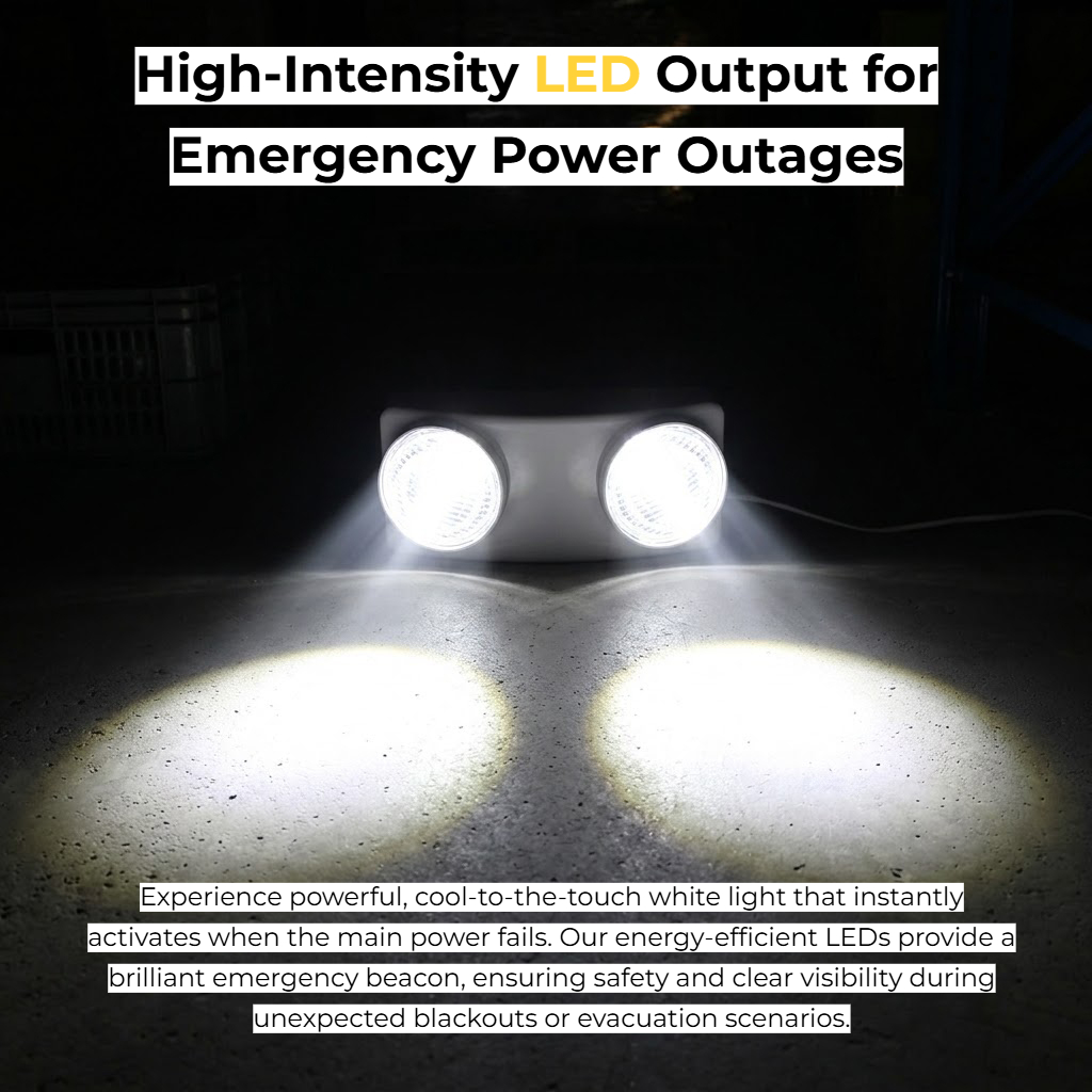 Lampe d'urgence LED à double t - Power Outage Light avis et prix