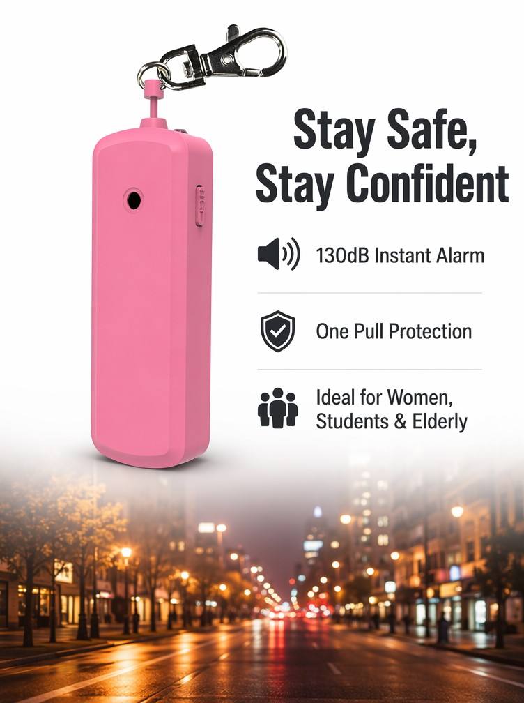 Alarme anti-loup portable 130  - Personal Alarm Keychain avis et prix