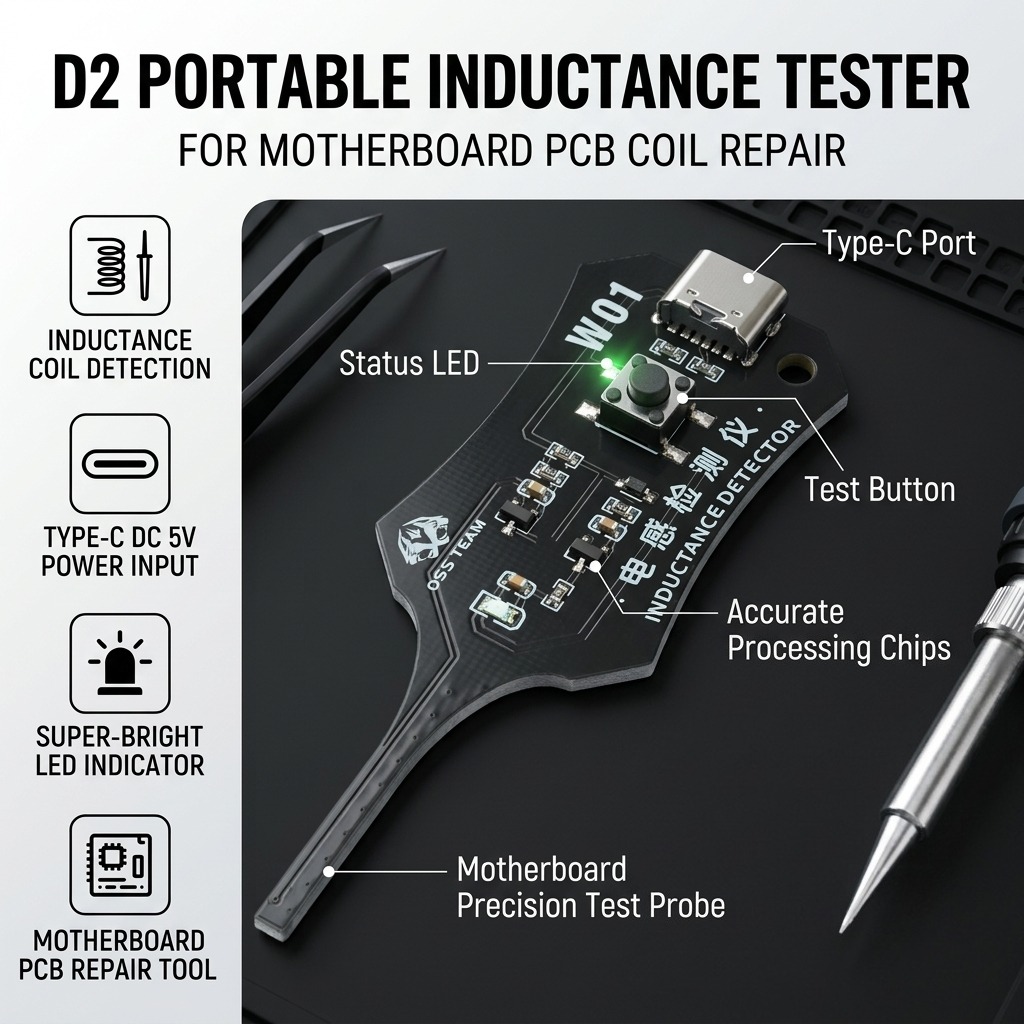 Testeur d'inductance D2, indic - Co Detector Plug avis et prix